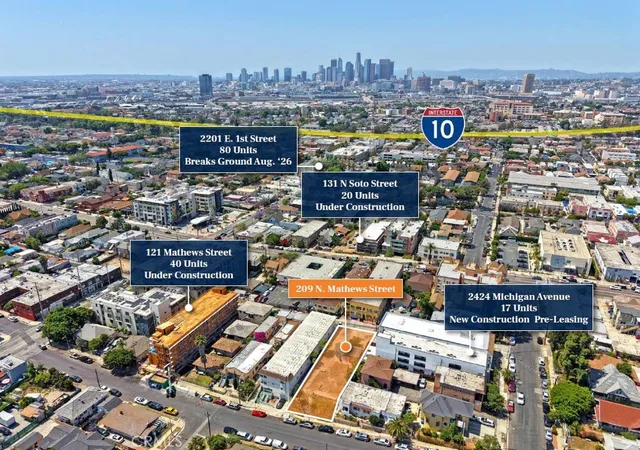 Photo 3 of Land for sale at 209 N Mathews, Los Angeles, CA 90033 | MLS# PW26132458 | Listing updated on 2026-06-17