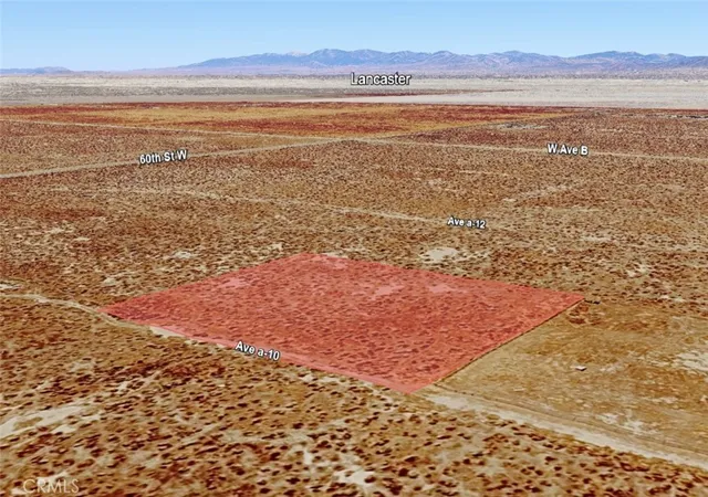 Photo 4 of Land for sale at 0 Ave A10 Vic 62 St W, Lancaster, CA 93536 | MLS# SC26132420 | Listing updated on 2026-06-17