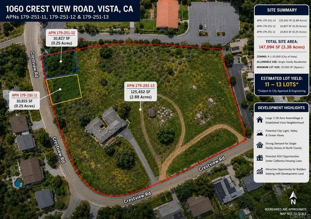 Photo 1 of Land for sale at 1060 Crst View Dr, Vista, CA 92081 | MLS# NDP2605929 | Listing updated on 2026-06-19