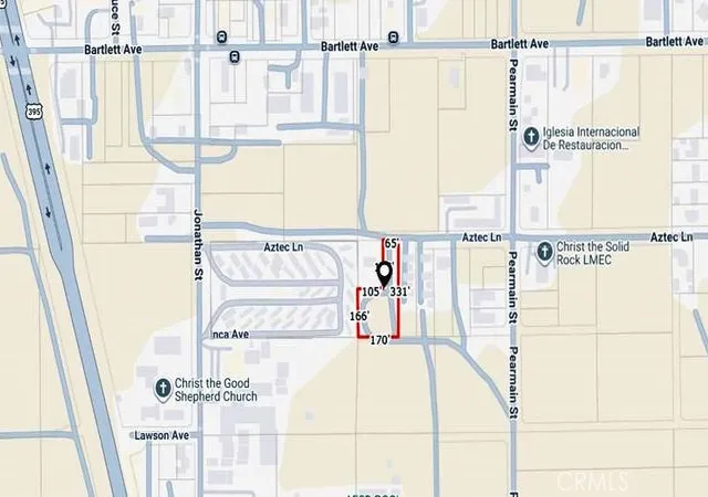 Photo 1 of Land for sale at 11821 Aztec Ln, Adelanto, CA 92301 | MLS# TR26134652 | Listing updated on 2026-06-21