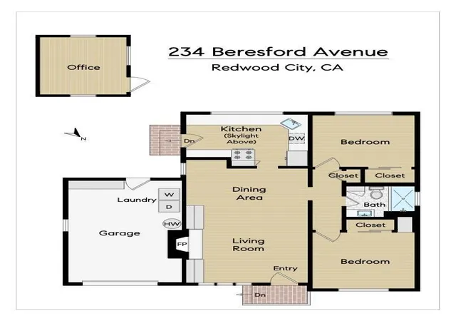 Homes for sale in Redwood City, CA | 234 Beresford Ave, Redwood City, CA 94061 | MLS# ML82051815