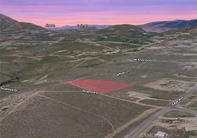 Photo 2 of Land for sale at 0 Sycamore Dr, Tehachapi, CA 93561 | MLS# SC26135795 | Listing updated on 2026-06-22