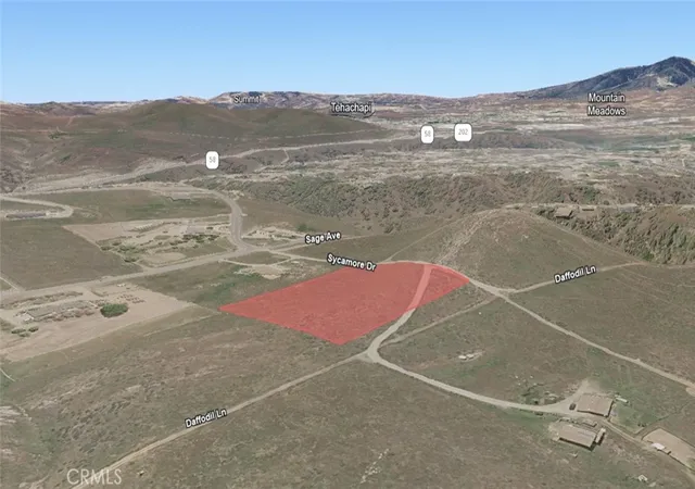 Photo 3 of Land for sale at 0 Sycamore Dr, Tehachapi, CA 93561 | MLS# SC26135795 | Listing updated on 2026-06-22