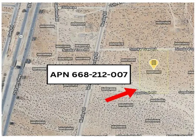 Photo 1 of Land for sale at Apn 668 212 007 & 668 212 020, Desert Hot Springs, CA 92240 | MLS# 219149591DA | Listing updated on 2026-06-24