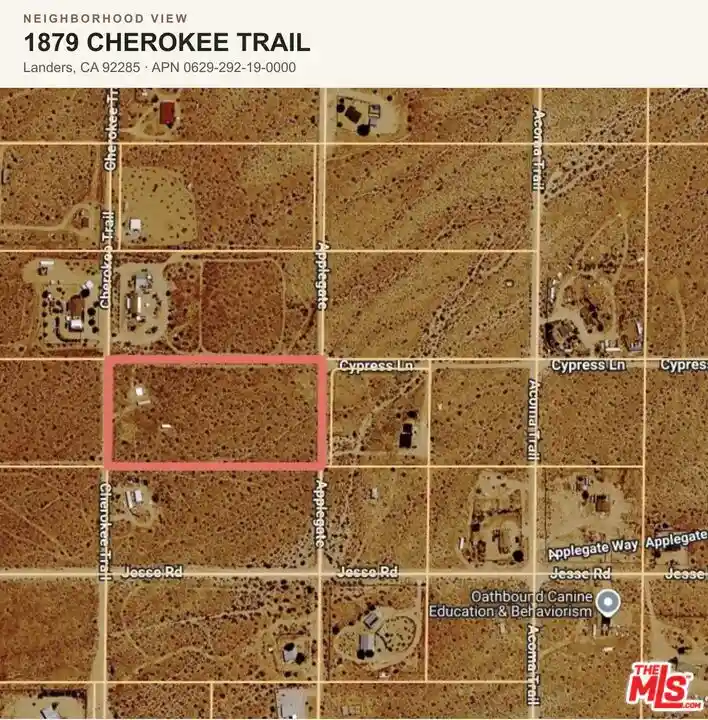 Land for sale at 1879 Cherokee Trl, Landers, CA 92285 | MLS# 26852565