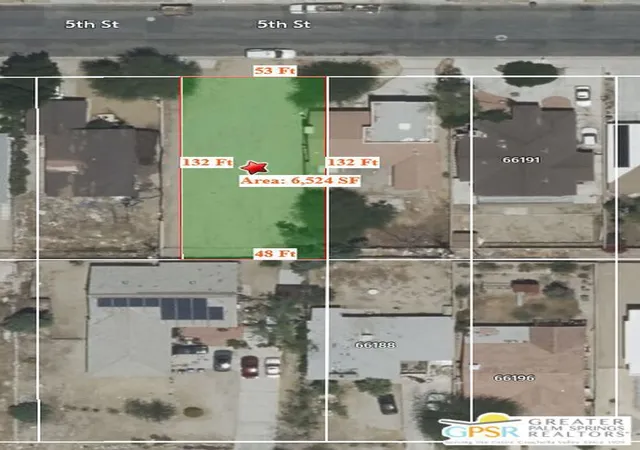 Photo 1 of Land for sale at 66173 5th Street, Desert Hot Springs, CA 92240 | MLS# 26853087PS | Listing updated on 2026-07-04