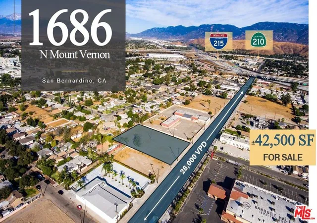 Land for sale at 1686 N Mount Vernon Ave, San Bernardino, CA 92411 | MLS# 26855699