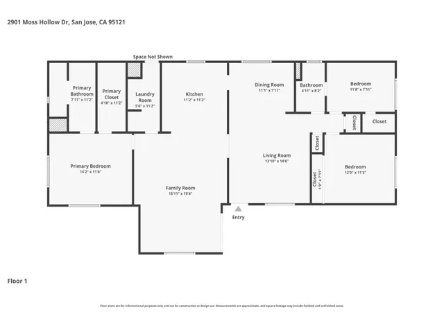 59th image of 2901 Moss Hollow Dr #2901, San Jose, CA 95121 | MLS# ML82053503