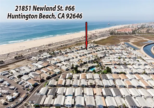 Photo 1 of Manufactured home for sale at 21851 Newland St #66, Huntington Beach, CA 92646 | MLS# OC26149222 | Listing updated on 2026-10-10