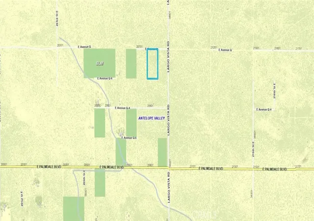 Photo 3 of Land for sale at 20910 E Ave Q, Palmdale, CA 93591 | MLS# SR26149651 | Listing updated on 2026-07-09