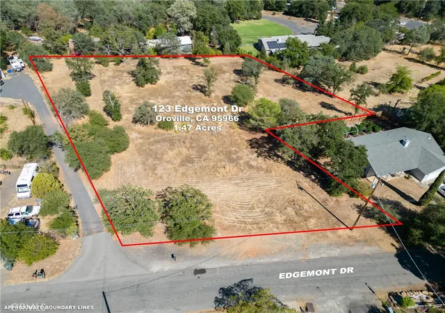 Photo 4 of Land for sale at 123 Edgemont Dr, Oroville, CA 95966 | MLS# SN26150395 | Listing updated on 2026-07-11