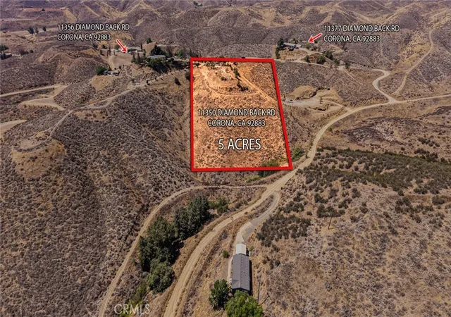 Photo 1 of Land for sale at 11350 Diamond Back, Corona, CA 92883 | MLS# OC26152022 | Listing updated on 2026-09-01