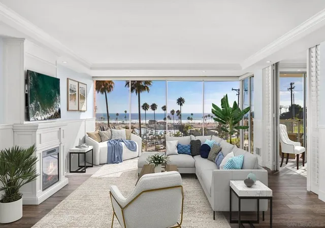 Listing Photo 1 - Condo for sale in building located at 1200 Harbor Dr N, Oceanside, CA 92054 - Unit #3C
