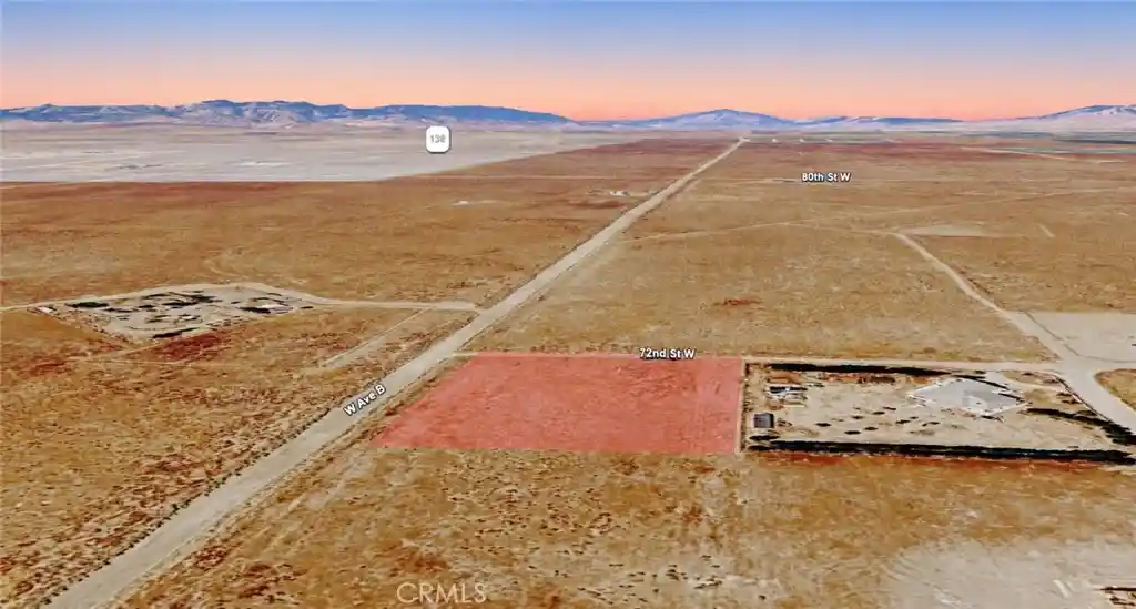 Photo 1 of Land for sale at 0 Cor Ave B Vic 72 St W, Antelope Acres, CA 93536 | MLS# SC26156678 | Listing updated on 2026-10-12