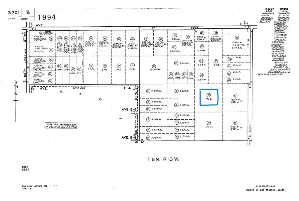 Photo 1 of Land for sale at 0 50th St W And Ave E 4, Lancaster, CA 93536 | MLS# SR26160363 | Listing updated on 2026-08-28