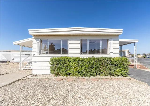 Photo 1 of Manufactured home for sale at 1701 S Thornburg #18, Santa Maria, CA 93458 | MLS# PI26165478 | Listing updated on 2026-09-06