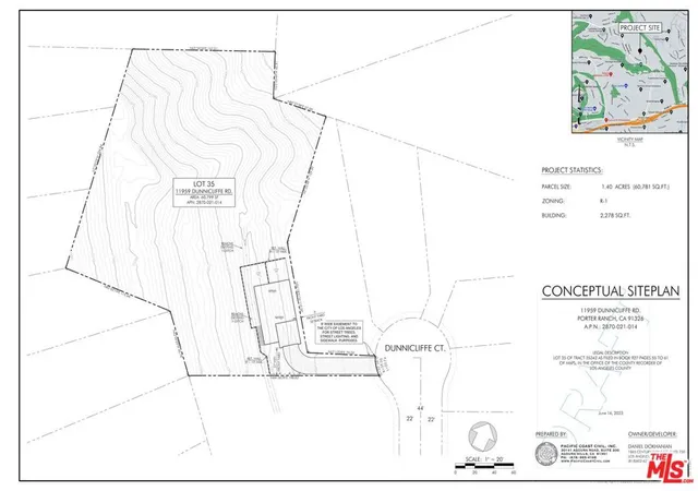 Photo 3 of Land for sale at 11959 Dunnicliffe Ct, Porter Ranch, CA 91326 | MLS# 24427827 | Listing updated on 2026-09-03