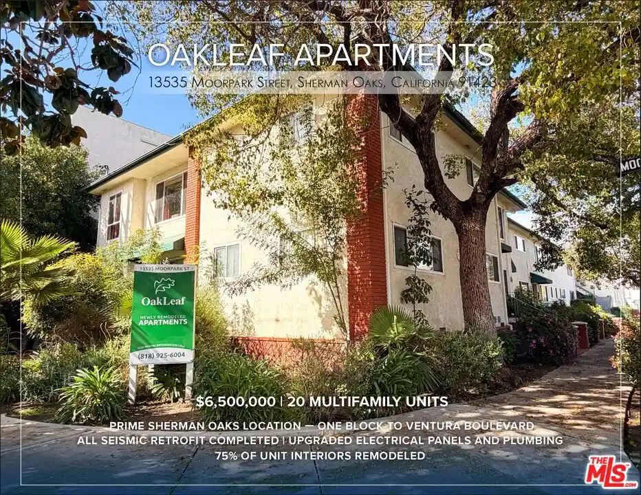 Multi family home for sale at 13535 Moorpark St, Sherman Oaks, CA 91423 | MLS# 26866517