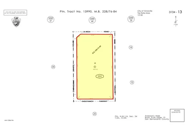 Photo 1 of Land for sale at 0 Hwy 395 & La Mesa, Victorville, CA 92395 | MLS# HD26169743 | Listing updated on 2026-09-10