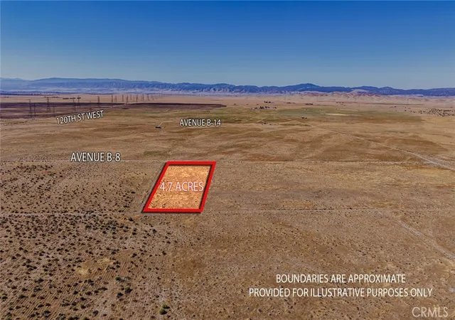 Photo 1 of Land for sale at 12323 W B 8 Ave, Lancaster, CA 93536 | MLS# OC26170399 | Listing updated on 2026-10-03