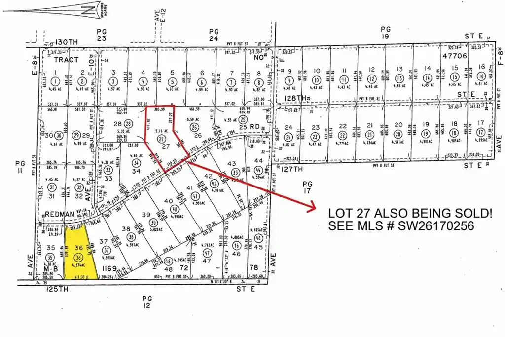 Photo 1 of Land for sale at 125 Ste Vic Ave, Lancaster, CA 93535 | MLS# SW26170214 | Listing updated on 2026-10-10