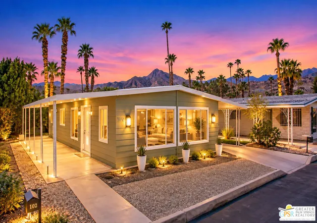Photo 1 of Manufactured home for sale at 102 Aliso Dr, Palm Springs, CA 92264 | MLS# 26869845PS | Listing updated on 2026-10-08