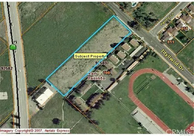 Photo 1 of Land for sale at 710 Idyllwild St, San Jacinto, CA 92583 | MLS# SW26177284 | Listing updated on 2026-10-04