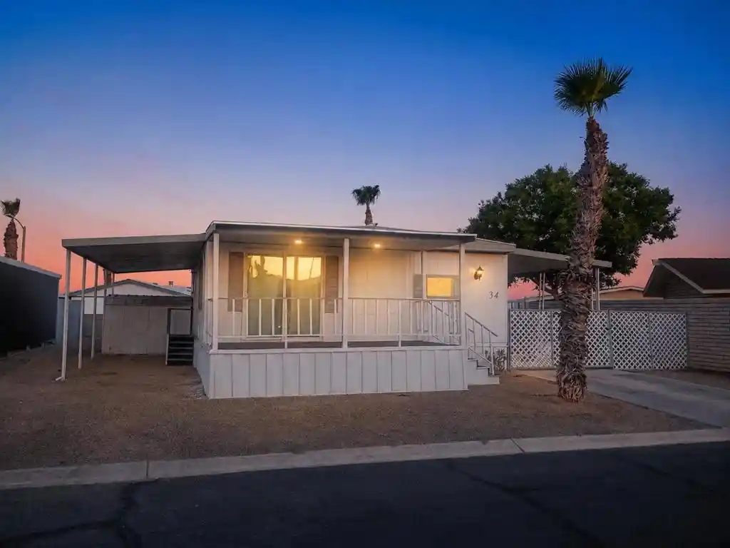 Photo 1 of Manufactured home for sale at 3589 W Wells Rd #34, Blythe, CA 92225 | MLS# 219151586DA | Listing updated on 2026-08-19