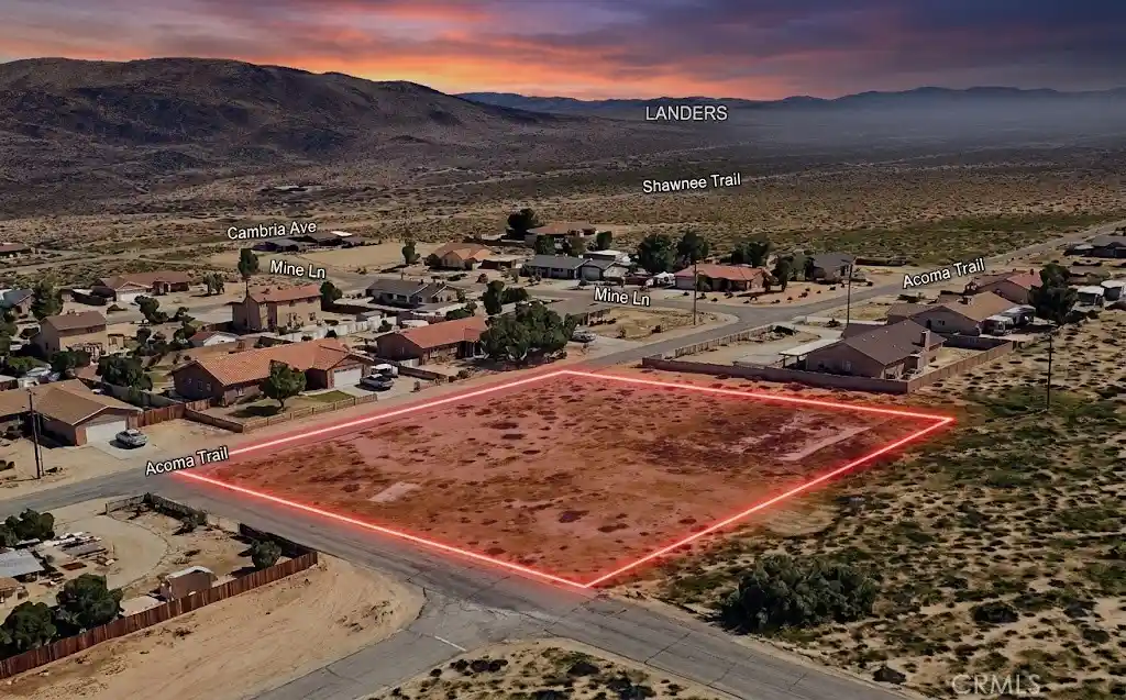 Land for sale at 3722 Acoma Trl, Landers, CA 92285 | MLS# SC26182049