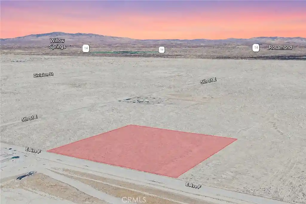 Photo 1 of Land for sale at 0 Ave F Vic 5 St E, Lancaster, CA 93535 | MLS# SC26182106 | Listing updated on 2026-08-19