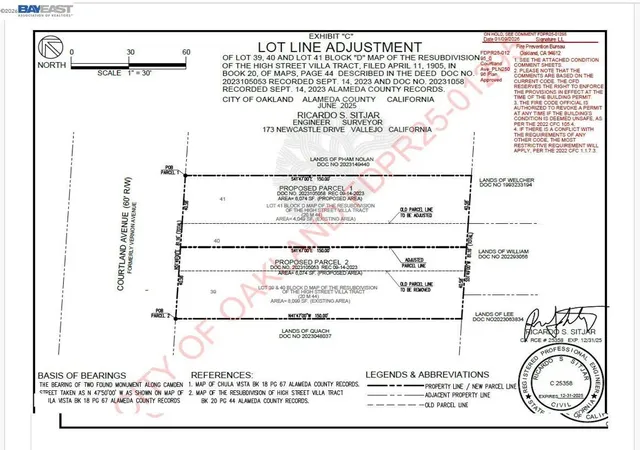 Photo 3 of Land for sale at 0 Courtland, Oakland, CA 94619 | MLS# 41145922 | Listing updated on 2026-09-13