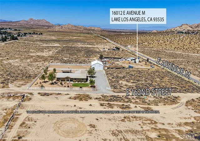 Photo 1 of Land for sale at 42221 E 162nd St, Lake Los Angeles, CA 93535 | MLS# OC26187789 | Listing updated on 2026-09-30
