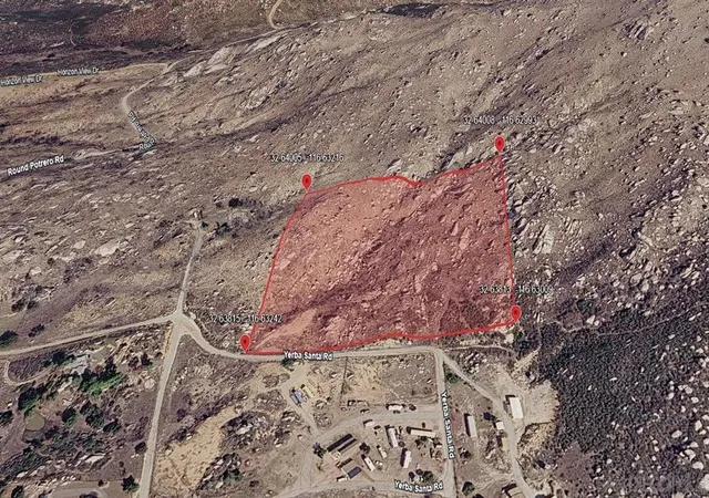 Land for sale at 0 Yerba Santa Rd, Potrero, CA 91963 | MLS# 260021337SD