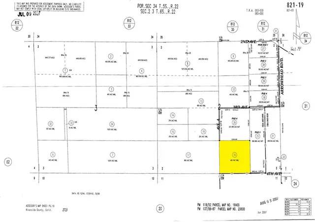 Photo 1 of Land for sale at 0 4th Avenue, Blythe, CA 92225 | MLS# SW26191128 | Listing updated on 2026-09-02