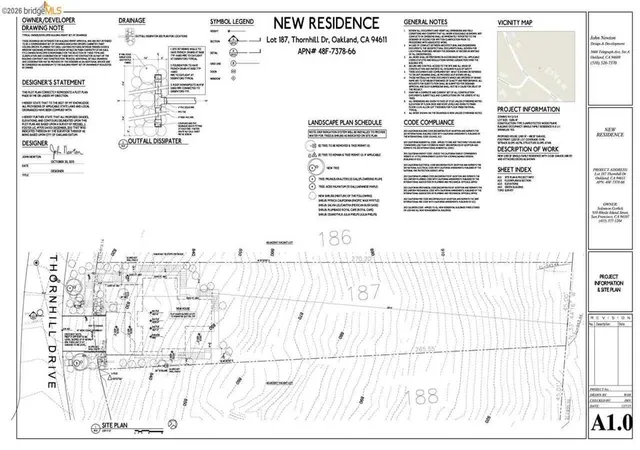 Photo 3 of Land for sale at 6587 Thornhill Dr, Oakland, CA 94611 | MLS# 41146939 | Listing updated on 2026-09-09