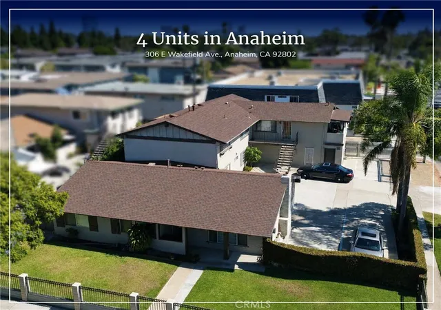 Photo 1 of Multi family home for sale at 306 E Wakefield, Anaheim, CA 92802 | MLS# OC26192409 | Listing updated on 2026-10-06
