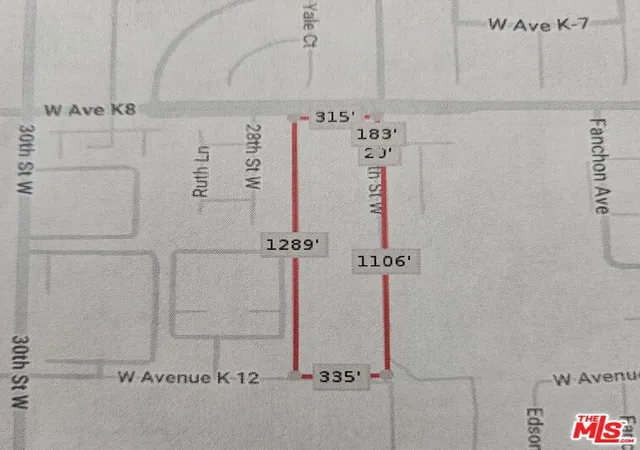 Photo 2 of Land for sale at 0 W Ave K8/ Vic 27th St, Lancaster, CA 93536 | MLS# 26950591 | Listing updated on 2026-09-10