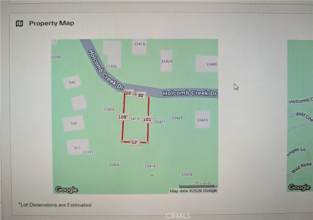 Photo 3 of Land for sale at 33413 Holcomb Crk, Green Valley Lake, CA 92341 | MLS# IG26194156 | Listing updated on 2026-09-05