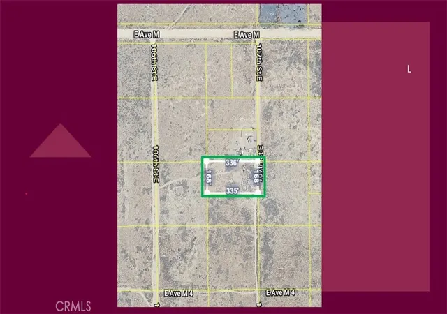 Photo 1 of Land for sale at 0 E 107th St And Ave M, Palmdale, CA 93591 | MLS# SR26199742 | Listing updated on 2026-09-11
