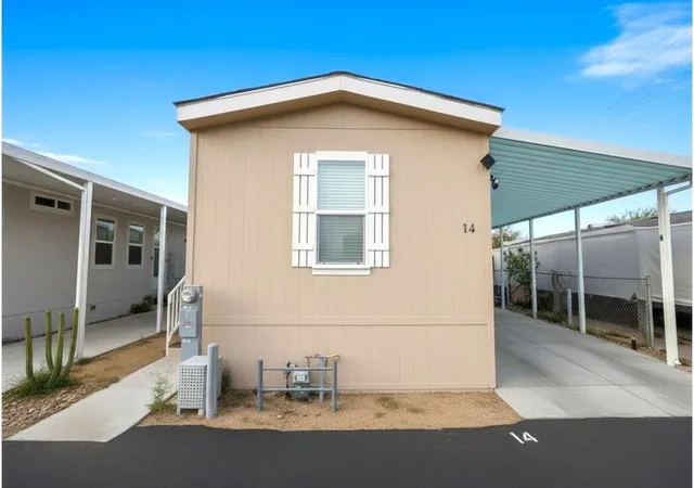 Photo 1 of Manufactured home for sale at 15687 Palm Dr #14, Desert Hot Springs, CA 92240 | MLS# 219152613DA | Listing updated on 2026-09-13
