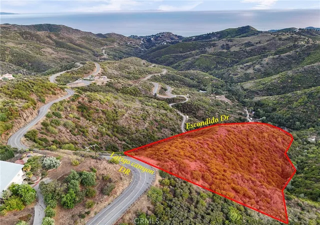 Photo 1 of Land for sale at 0 Escondido Dr, Malibu, CA 90265 | MLS# PW26197341 | Listing updated on 2026-10-03