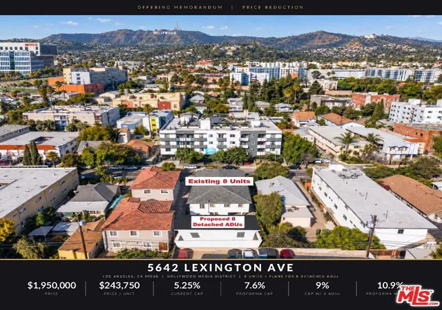 Multi family home for sale at 5642 Lexington Ave, Los Angeles, CA 90038 | MLS# 26989249