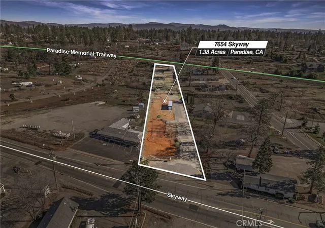 Photo 1 of Land for sale at 7654 Skyway, Paradise, CA 95969 | MLS# PA26204188 | Listing updated on 2026-09-21