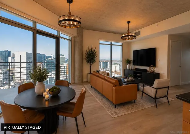 Listing Photo 2 - Condo for sale in building located at 801 Ash St, San Diego, CA 92101 - Unit #1701