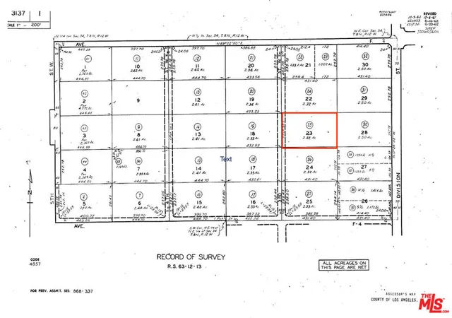 Photo 1 of Land for sale at 47456 3rd Street, Lancaster, CA 93535 | MLS# 26992553 | Listing updated on 2026-10-02