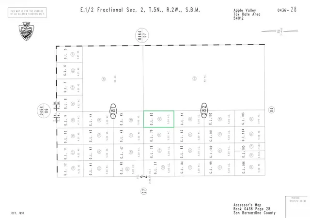 Photo 1 of Land for sale at 1 Jackson Rd, Apple Valley, CA 92307 | MLS# HD26210458 | Listing updated on 2026-09-26