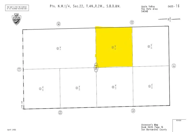 Photo 1 of Land for sale at 0 Corto Rd, Apple Valley, CA 92308 | MLS# HD26213029 | Listing updated on 2026-09-30