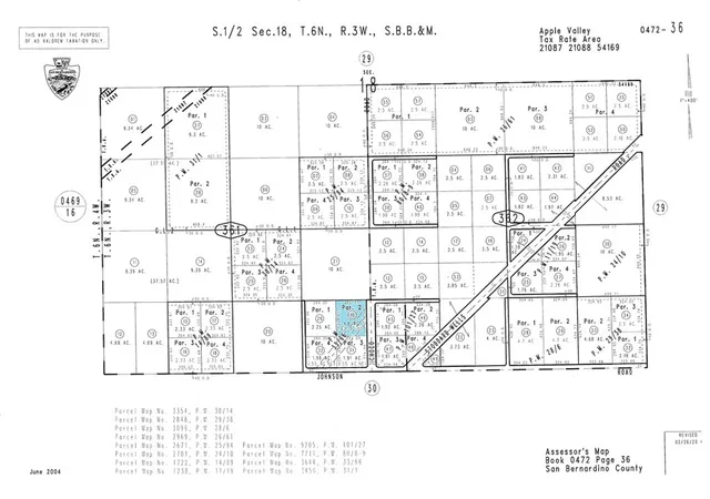 Photo 1 of Land for sale at 0 Johnson Rd, Apple Valley, CA 92307 | MLS# HD26212570 | Listing updated on 2026-10-01