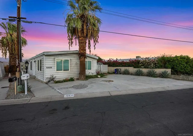 Photo 1 of Manufactured home for sale at 32830 Guadalajara Dr, Thousand Palms, CA 92276 | MLS# 260023828SD | Listing updated on 2026-10-01