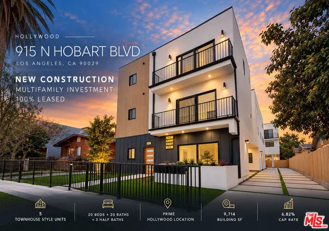 Multi family home for sale at 915 N Hobart Blvd, Los Angeles, CA 90029 | MLS# 26995585